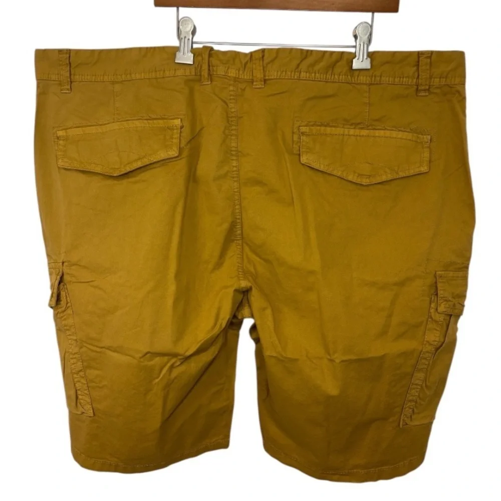 NWT QXL 100% Cotton Men's Tan Cargo Shorts